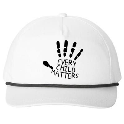 Every Child Matters Handprint Orange Day Snapback Five-Panel Rope Hat