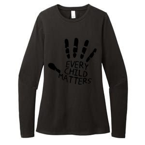 Every Child Matters Handprint Orange Day Womens CVC Long Sleeve Shirt