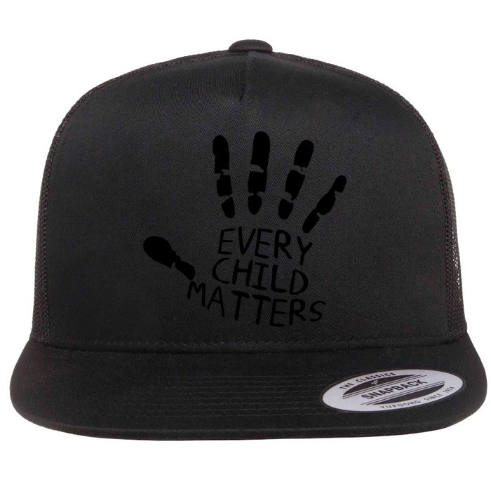 Every Child Matters Handprint Orange Day Flat Bill Trucker Hat