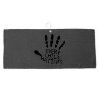 Every Child Matters Handprint Orange Day Large Microfiber Waffle Golf Towel