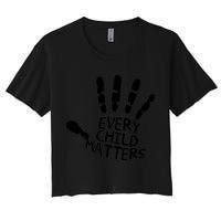 Every Child Matters Handprint Orange Day Crop Top