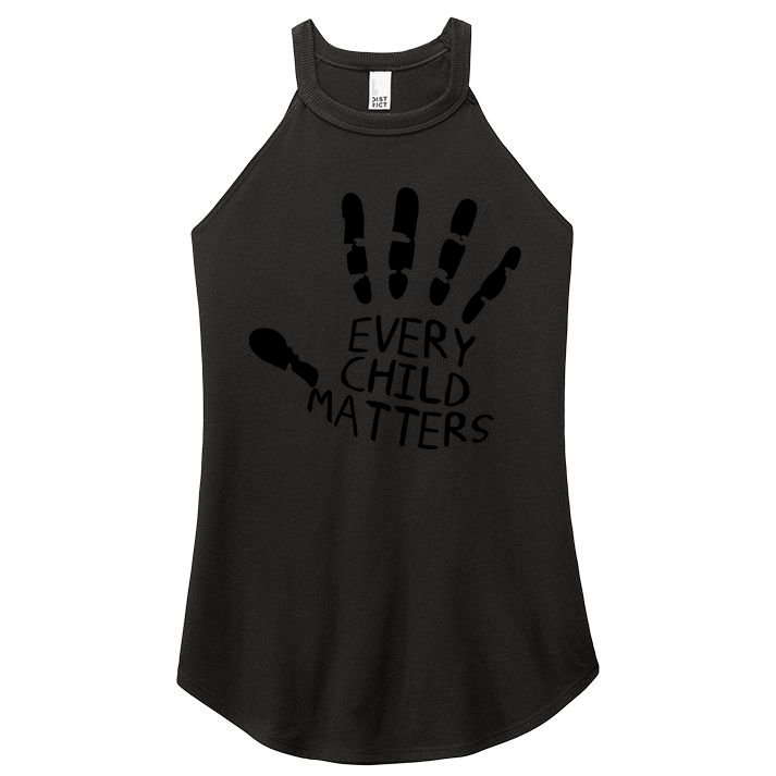 Every Child Matters Handprint Orange Day Women's Perfect Tri Rocker Tank