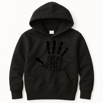 Every Child Matters Handprint Orange Day Kids Hoodie
