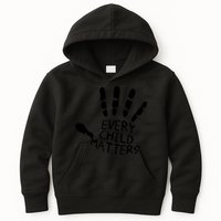 Every Child Matters Handprint Orange Day Kids Hoodie