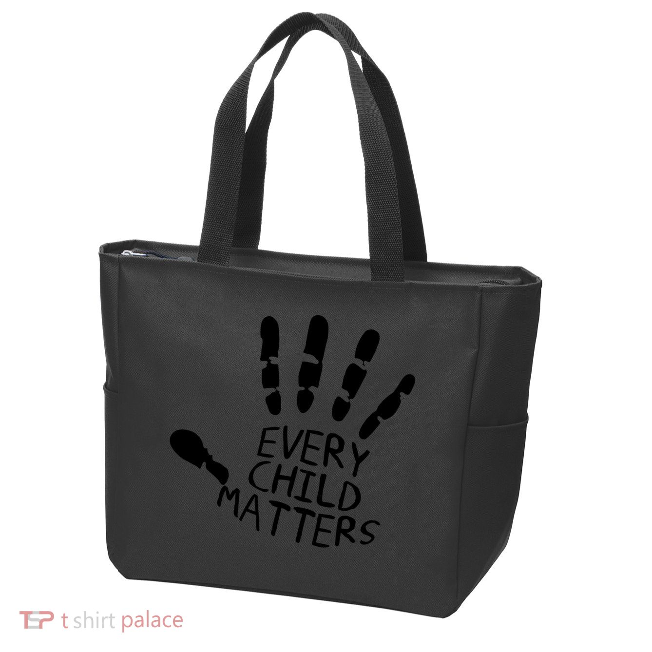 Every Child Matters Handprint Orange Day Zip Tote Bag