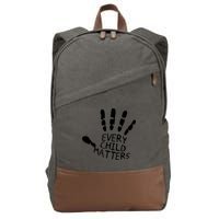 Every Child Matters Handprint Orange Day Cotton Canvas Backpack