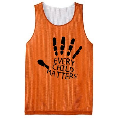 Every Child Matters Handprint Orange Day Mesh Reversible Basketball Jersey Tank