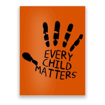 Every Child Matters Handprint Orange Day Poster