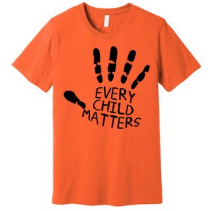 Every Child Matters Handprint Orange Day Premium T-Shirt