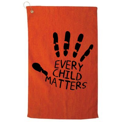 Every Child Matters Handprint Orange Day Golf Towel