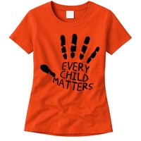 Every Child Matters Handprint Orange Day Womens T-Shirt
