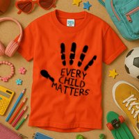 Every Child Matters Handprint Orange Day Kids T-Shirt