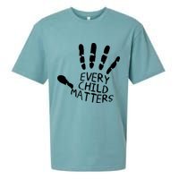 Every Child Matters Handprint Orange Day Sueded Cloud Jersey T-Shirt