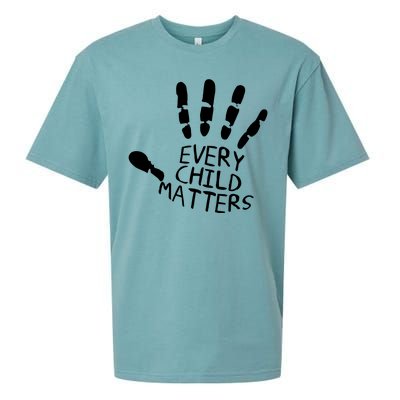 Every Child Matters Handprint Orange Day Sueded Cloud Jersey T-Shirt