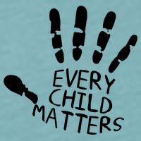 Every Child Matters Handprint Orange Day Sueded Cloud Jersey T-Shirt