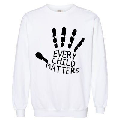 Every Child Matters Handprint Orange Day Garment-Dyed Sweatshirt