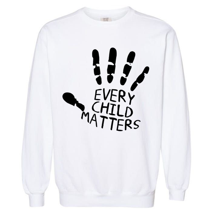 Every Child Matters Handprint Orange Day Garment-Dyed Sweatshirt