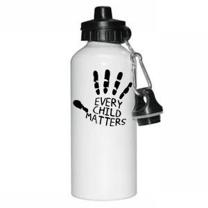 Every Child Matters Handprint Orange Day Aluminum Water Bottle