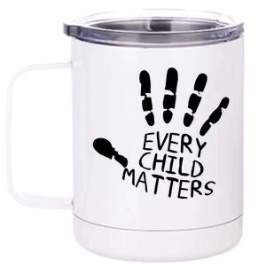 Every Child Matters Handprint Orange Day 12 oz Stainless Steel Tumbler Cup