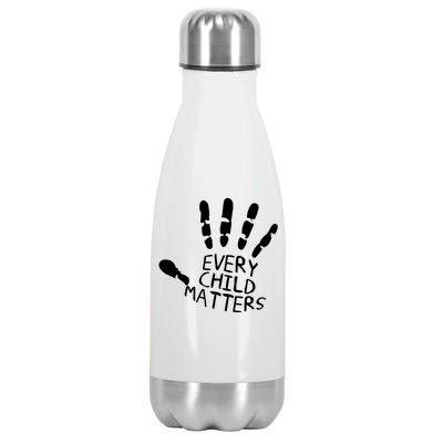 Every Child Matters Handprint Orange Day Stainless Steel Insulated Water Bottle