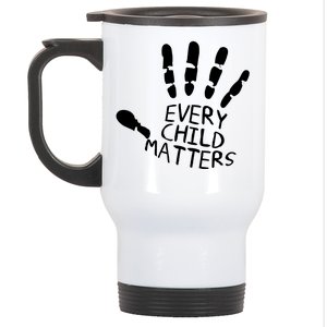 Every Child Matters Handprint Orange Day Stainless Steel Travel Mug