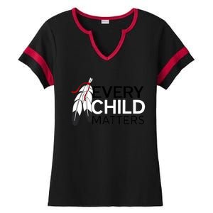 Every Child Matters Canada Orange Day Ladies Halftime Notch Neck Tee