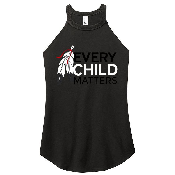Every Child Matters Canada Orange Day Women's Perfect Tri Rocker Tank