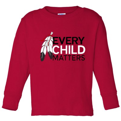 Every Child Matters Canada Orange Day Toddler Long Sleeve Shirt