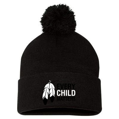 Every Child Matters National Day For Truth And Reconciliation Pom Pom 12in Knit Beanie