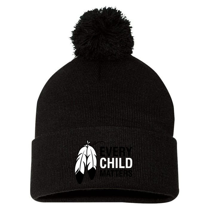 Every Child Matters National Day For Truth And Reconciliation Pom Pom 12in Knit Beanie