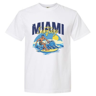 Enjoy Cool Miami Beach I Love Miami Florida Miami Garment-Dyed Heavyweight T-Shirt