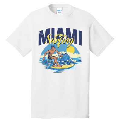 Enjoy Cool Miami Beach I Love Miami Florida Miami Tall T-Shirt