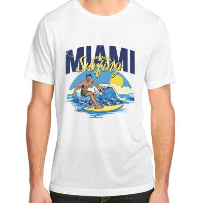 Enjoy Cool Miami Beach I Love Miami Florida Miami Adult ChromaSoft Performance T-Shirt