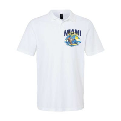 Enjoy Cool Miami Beach I Love Miami Florida Miami Softstyle Adult Sport Polo