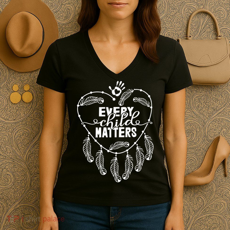 Every Child Matters Orange Day Women's V-Neck T-Shirt