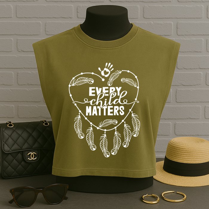 Every Child Matters Orange Day Garment-Dyed Women's Muscle Tee
