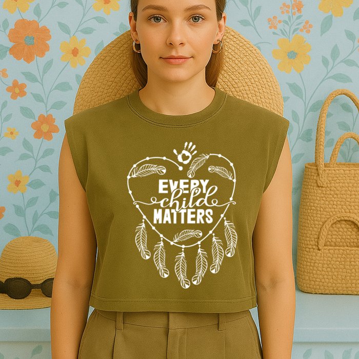 Every Child Matters Orange Day Garment-Dyed Women's Muscle Tee