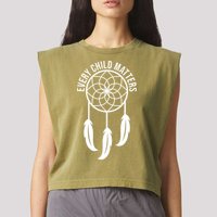 Every Child Matters Orange Day Garment-Dyed Women's Muscle Tee