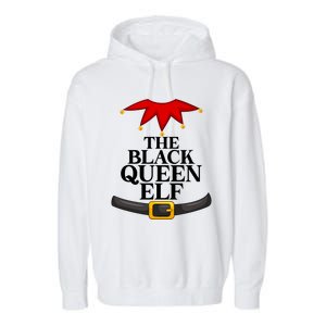 Elf Costume Matching Group The Black Queen Elf Christmas Meaningful Gift Garment-Dyed Fleece Hoodie