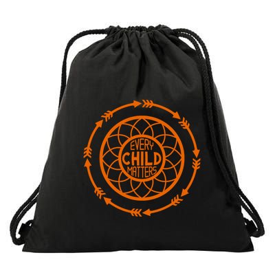 Every Child Matters Childhood Cancer Drawstring Bag