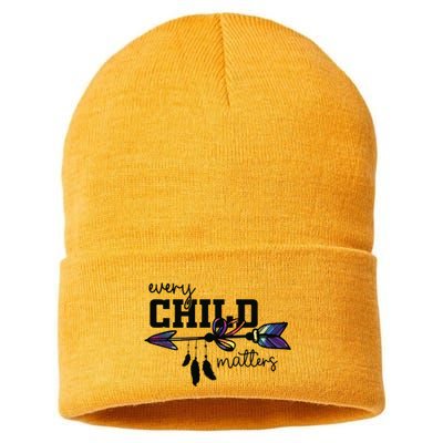 Every Child Matter Funny Sustainable Knit Beanie