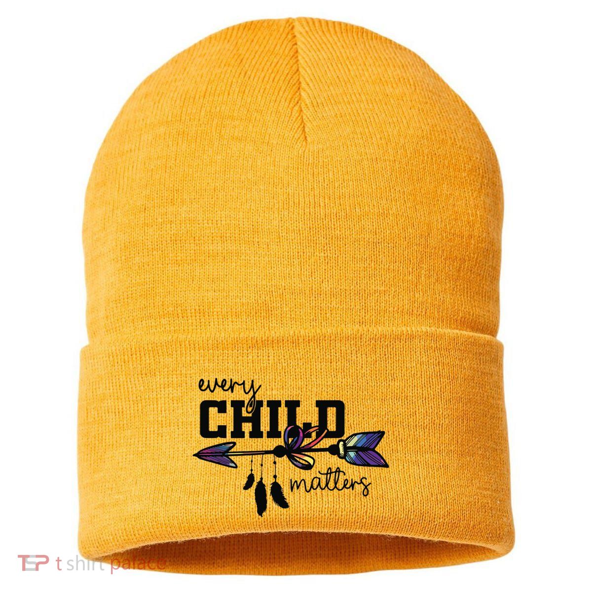 Every Child Matter Funny Sustainable Knit Beanie