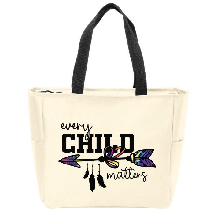 Every Child Matter Funny Zip Tote Bag