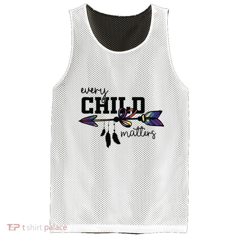Every Child Matter Funny Mesh Reversible Basketball Jersey Tank