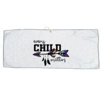 Every Child Matter Funny Large Microfiber Waffle Golf Towel