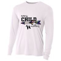 Every Child Matter Funny Cooling Performance Long Sleeve Crew