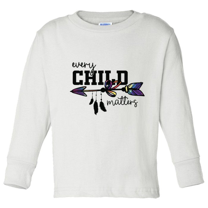 Every Child Matter Funny Toddler Long Sleeve Shirt
