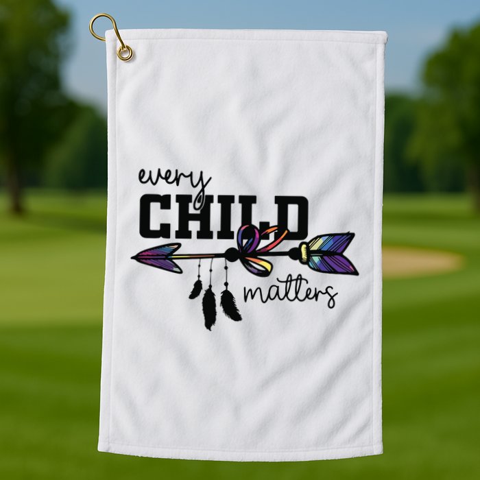 Every Child Matter Funny Golf Towel