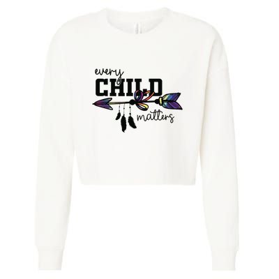 Every Child Matter Funny Cropped Pullover Crew