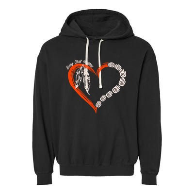 Every Child Matters Native American Pattern Garment-Dyed Fleece Hoodie